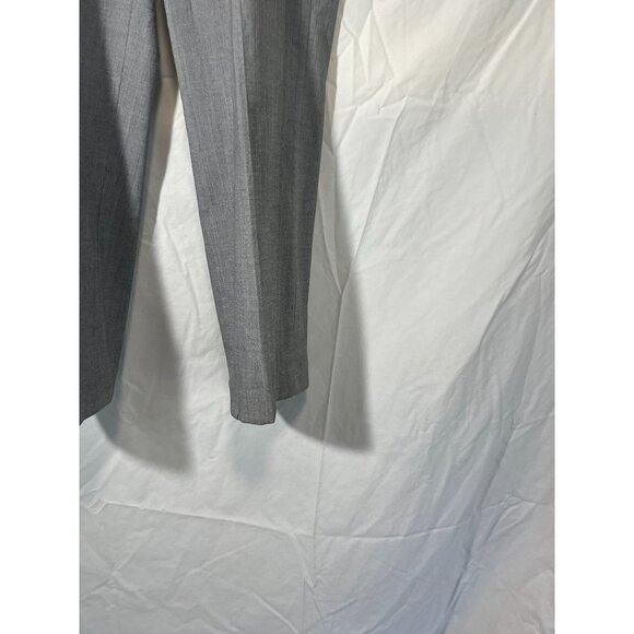 Dockers women's slacks pants size 10 med gray striped hooks zipper READ - Picture 3 of 13